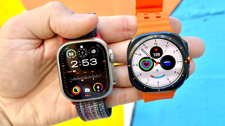 Apple Watch Ultra 3 vs Samsung Galaxy Watch Ultra — I walked 6,500 steps