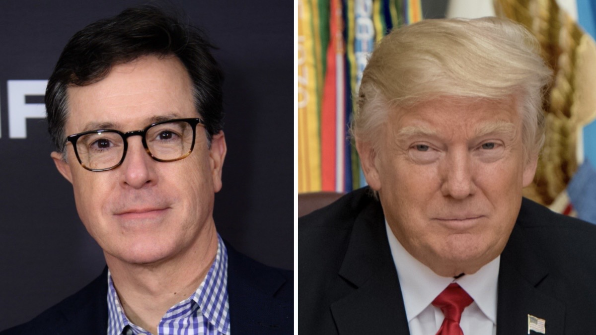 Stephen Colbert compares Trump to Hitler after the president’s attacks