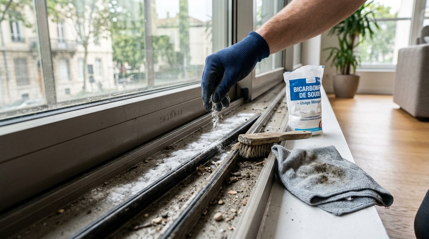 Si vos fenêtres grincent, mettez cette poudre du placard sur les rails ...