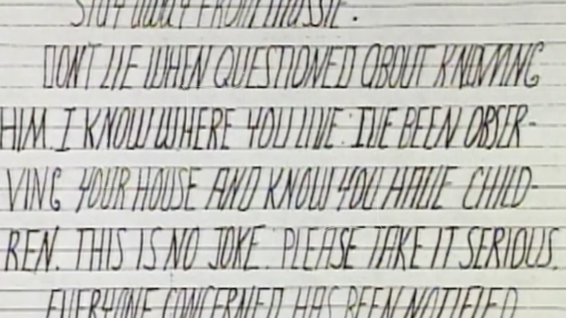 When anonymous letters turned a quiet town into a nightmare