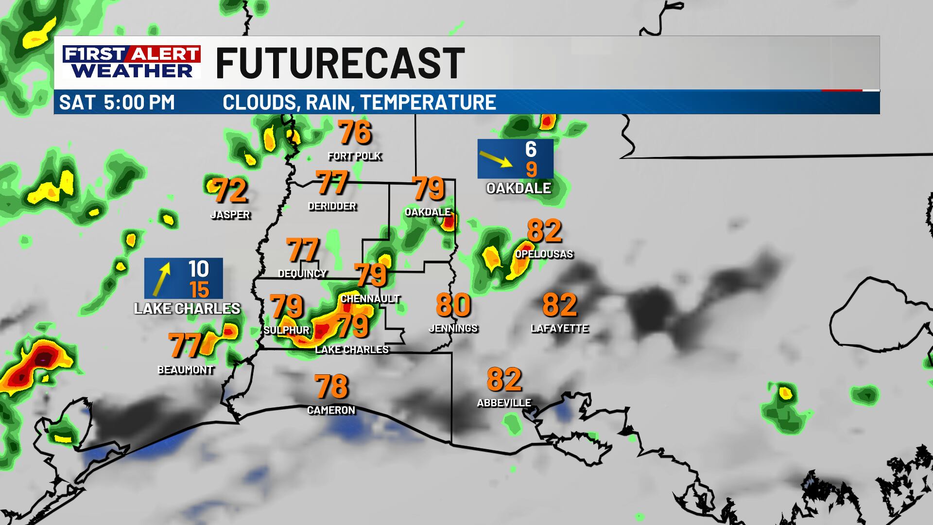First alert forecast: Warm and humid Friday, as our cold front brings ...
