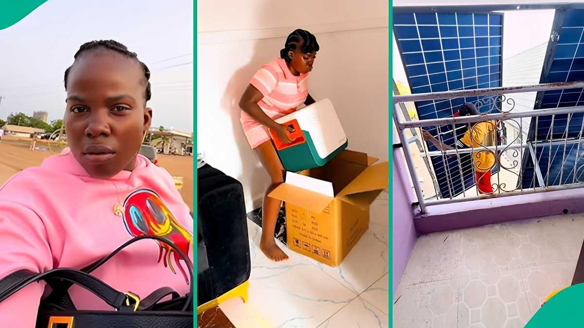 Watch how Lady installed solar panels in her house amid landlord's concern