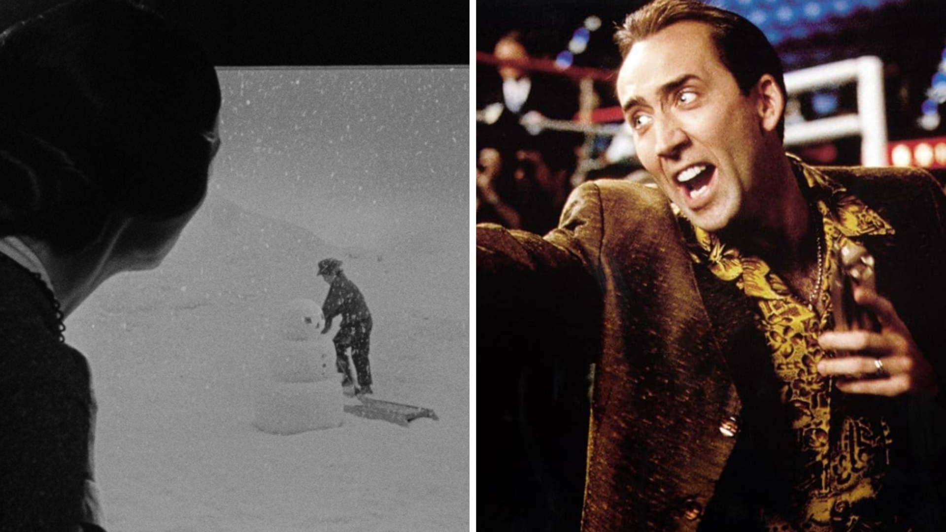 20 unique movie scenes captured in a single take