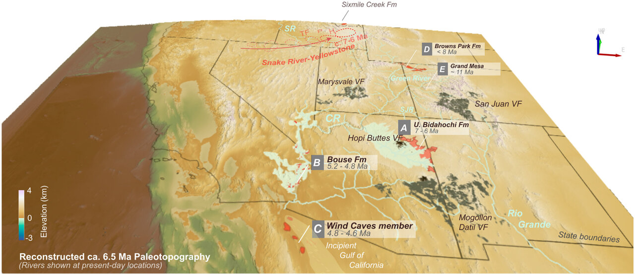 The Colorado River disappeared from the geological record for 5 million years: Scientists now know where it went