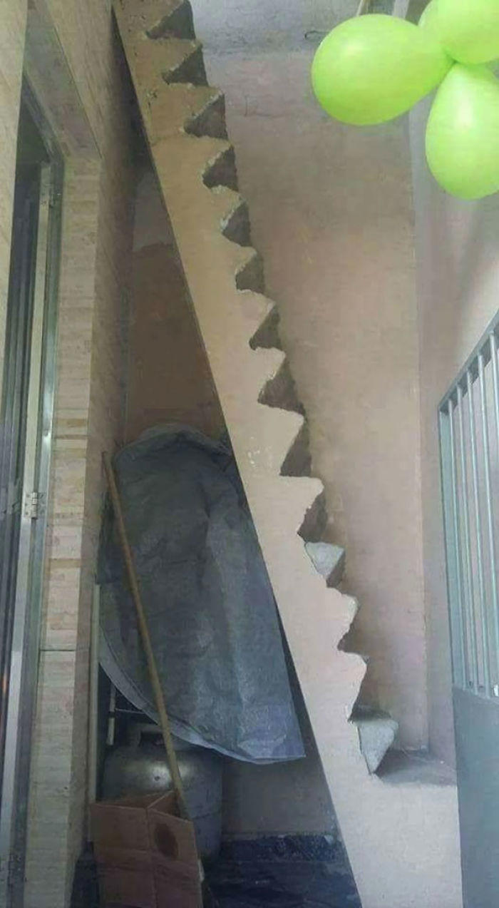 40 stair design fails that may result in some serious injuries