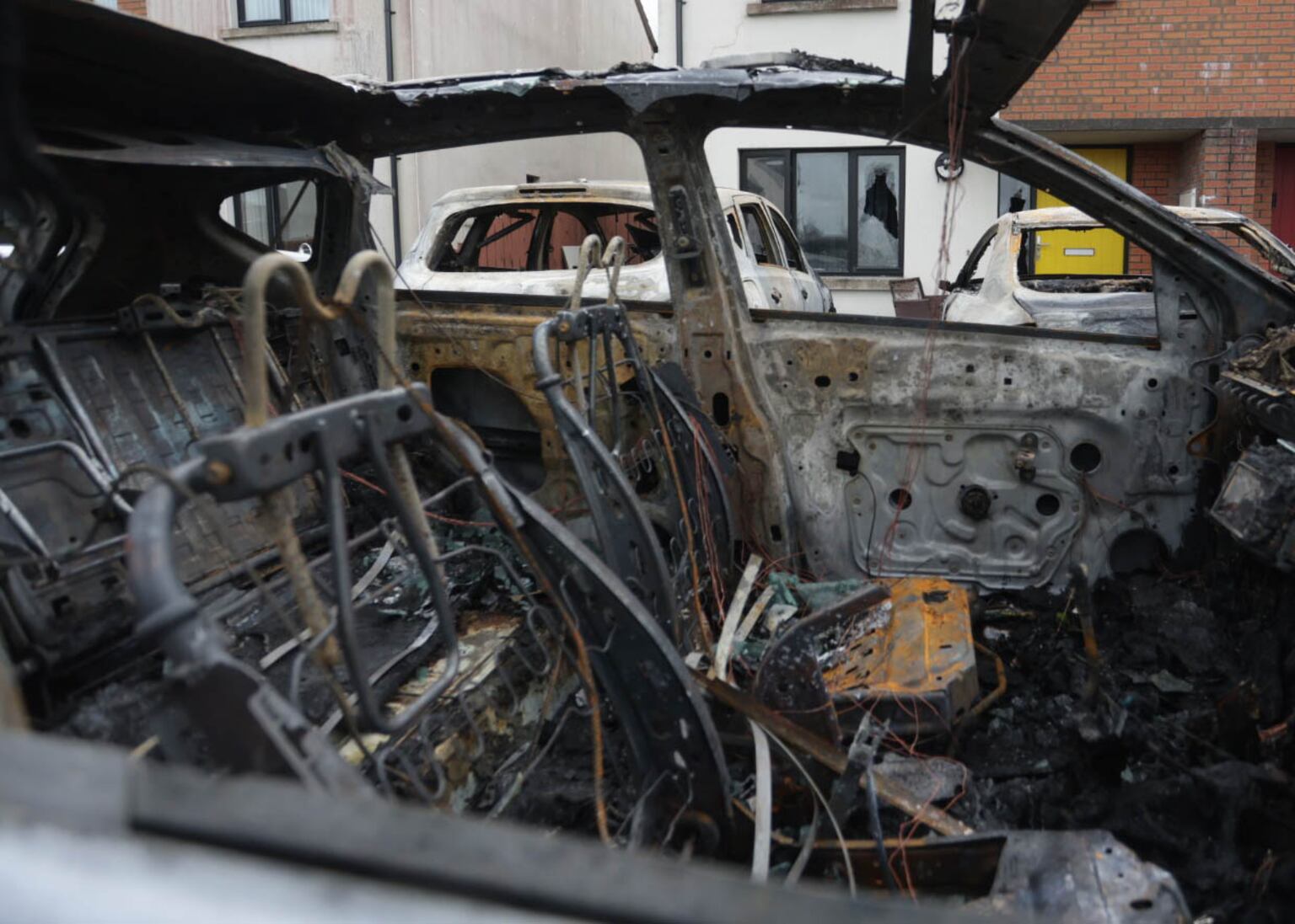 House and three cars set on fire in suspected arson incident