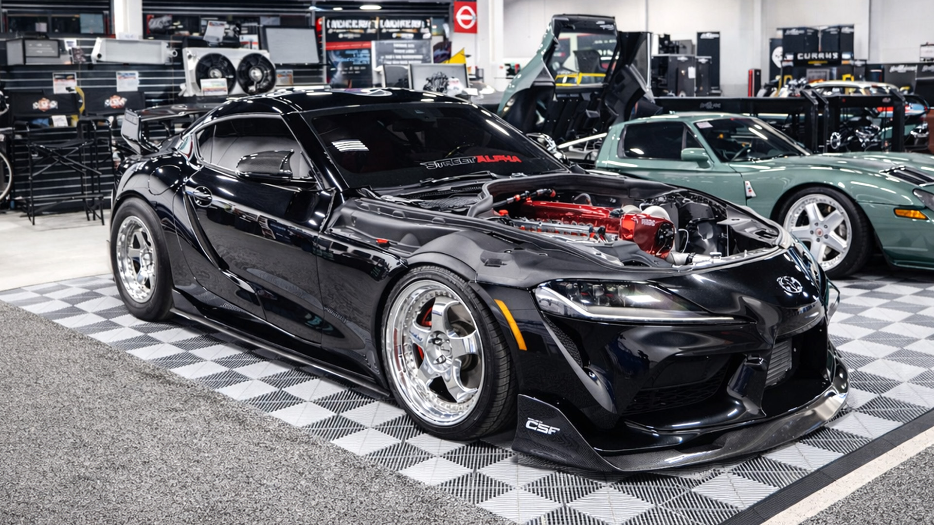 Toyota Supra powered by an iconic Nissan engine swap