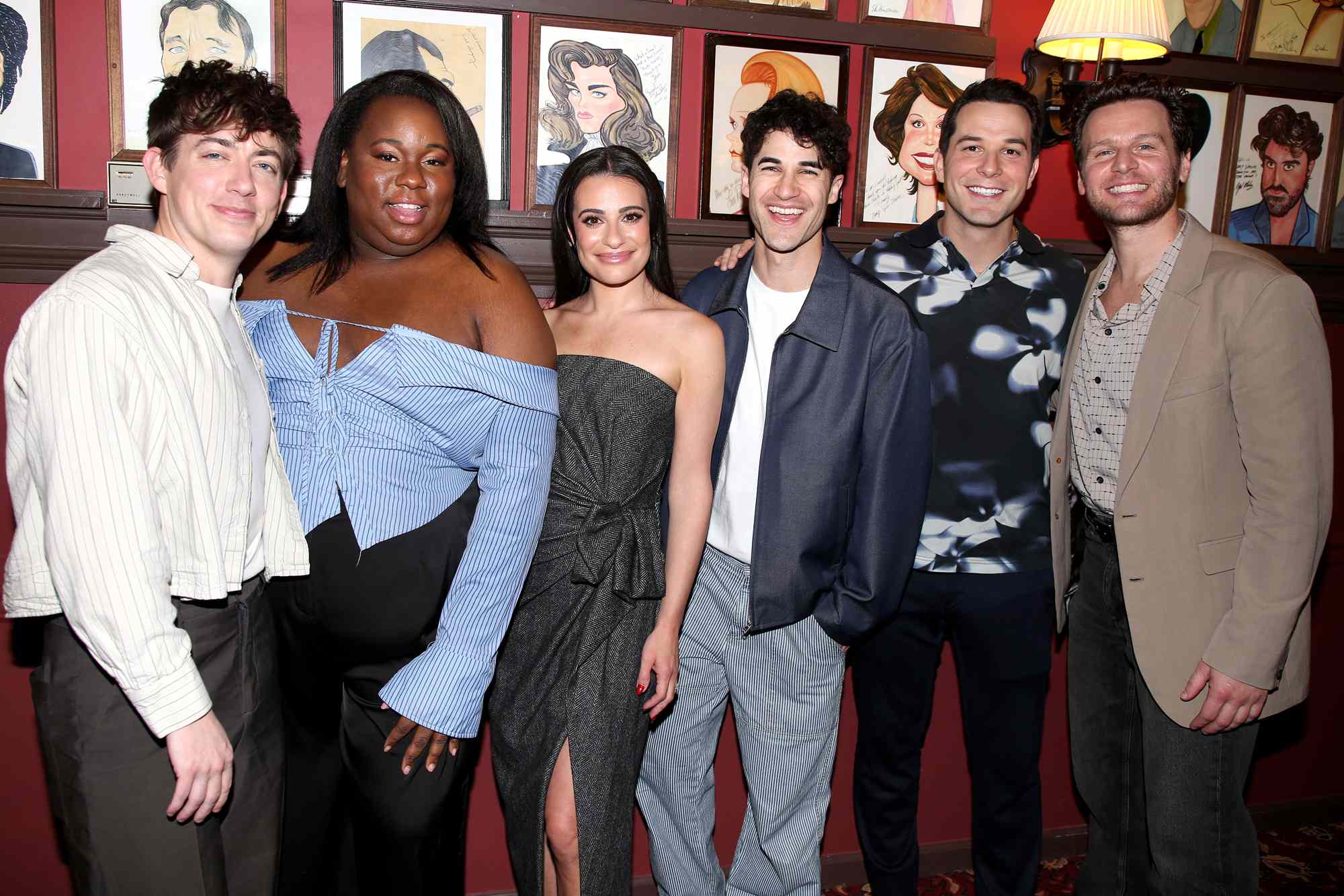 Lea Michele reunites with 'Glee' and 'Spring Awakening' costars at ...