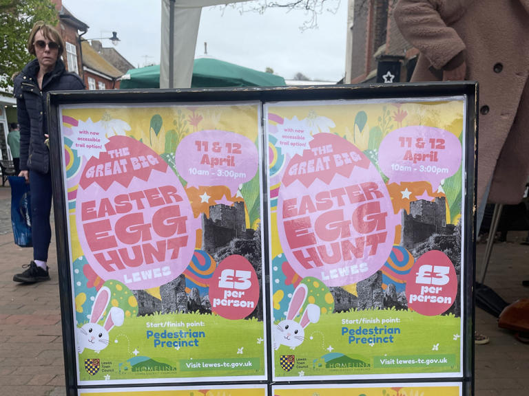 Great Big Easter Egg Trail brings colour, fun and community spirit to Lewes