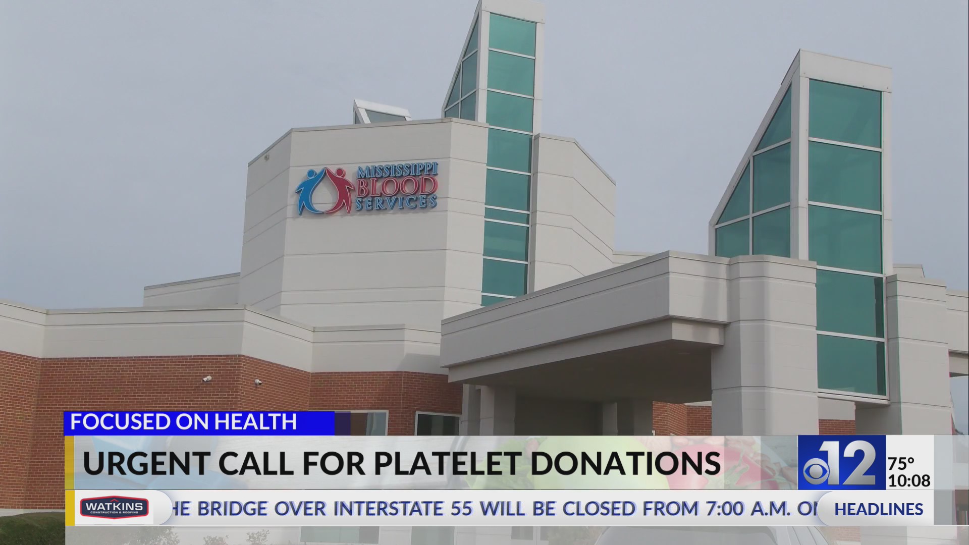 Urgent call for platelet donations in Mississippi