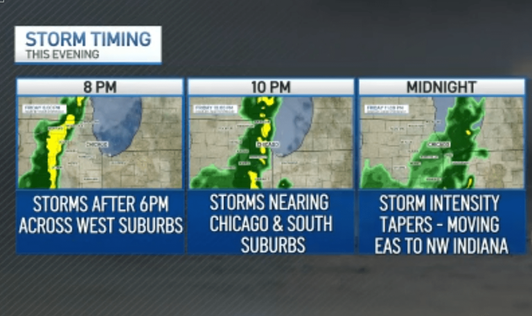 'Here we go again': More severe weather threatens Chicago area with ...