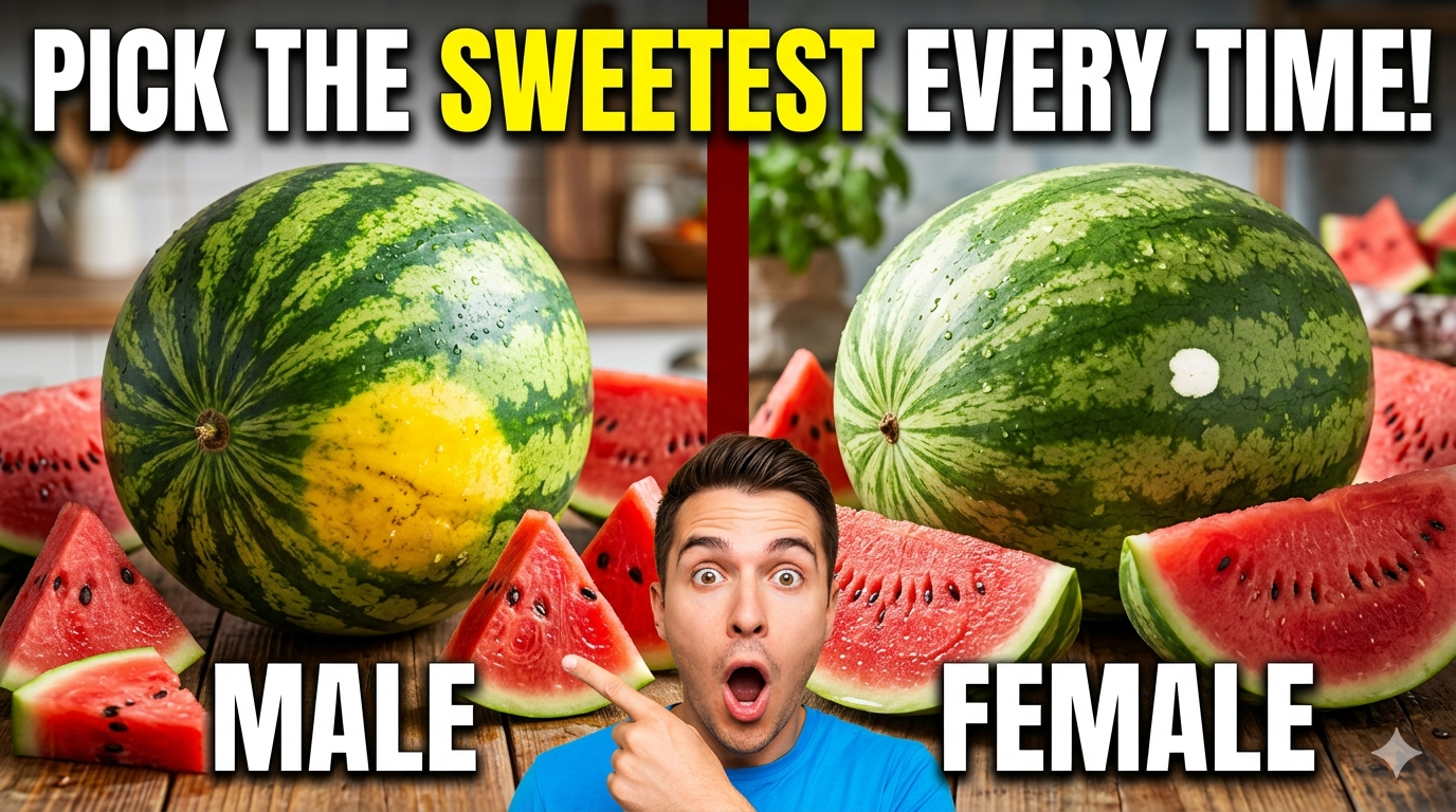 Female vs male watermelon: The simple trick to pick the sweetest one ...