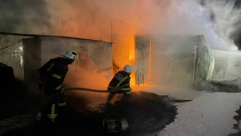 Russia strikes Ukraine's Danube biosphere reserve, fire breaks out