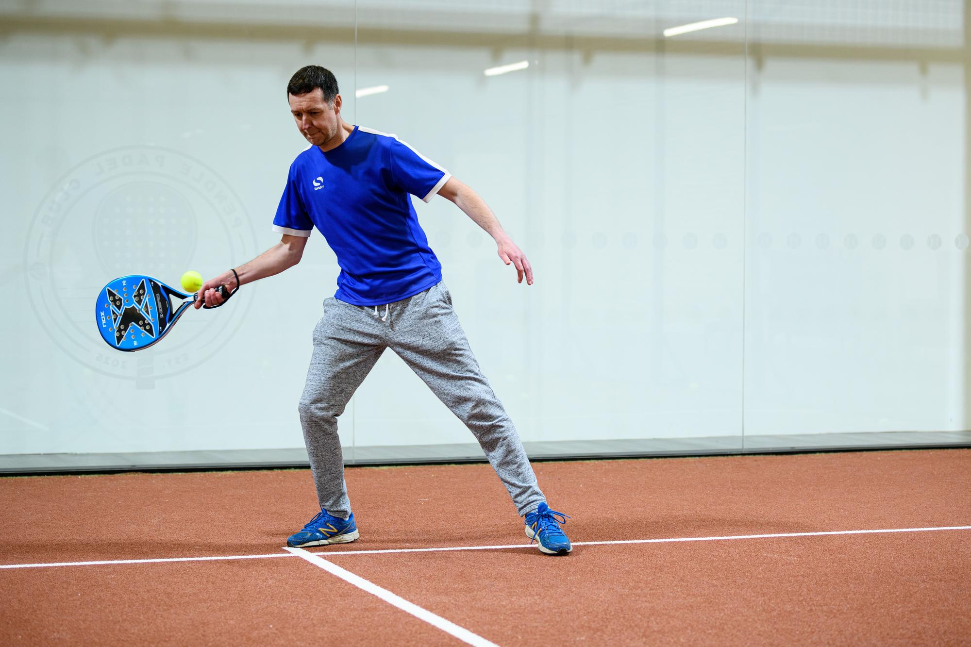 Pictures from inside Pendle Padel Club in Nelson