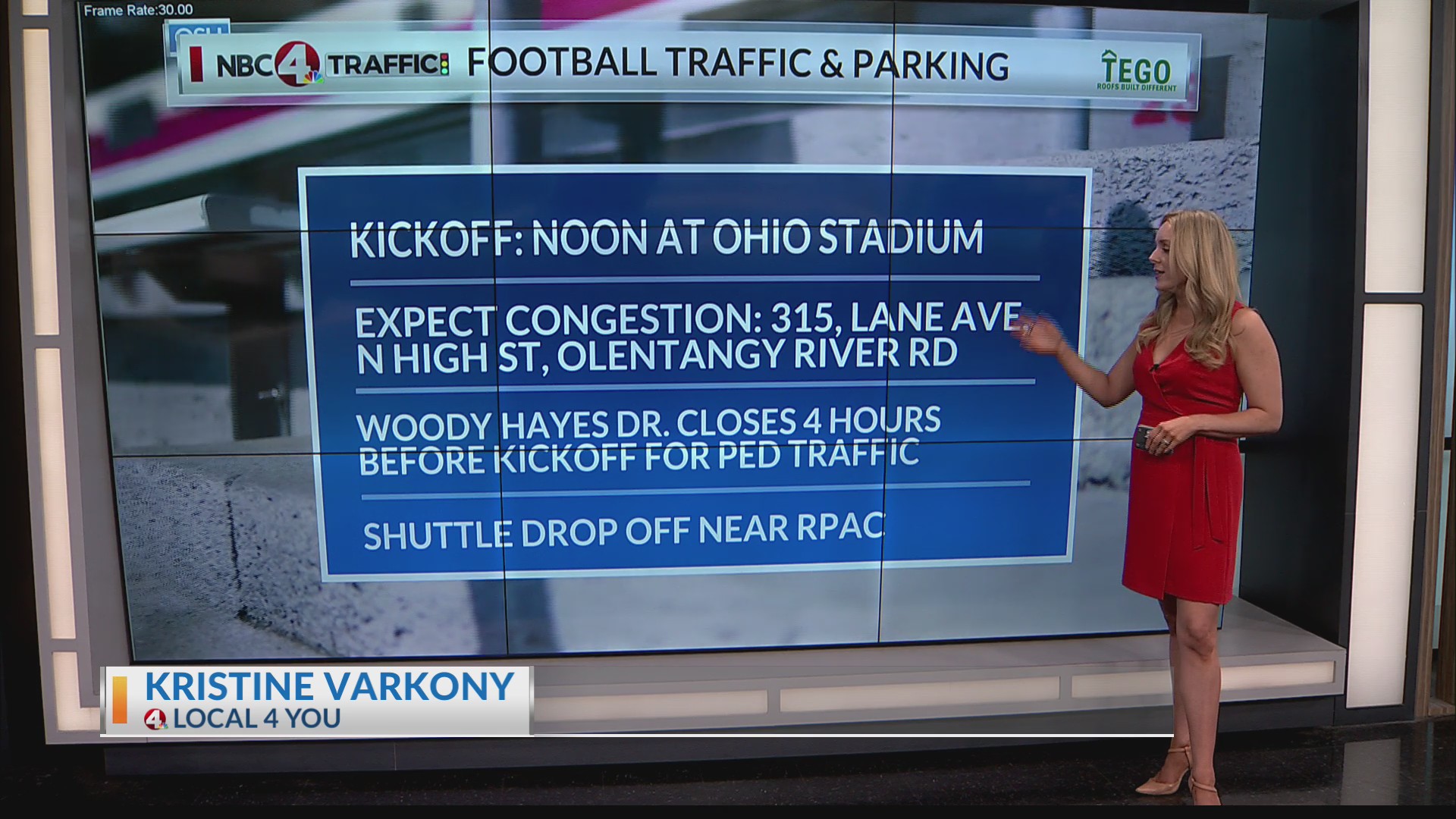 Ohio State spring game traffic and parking information