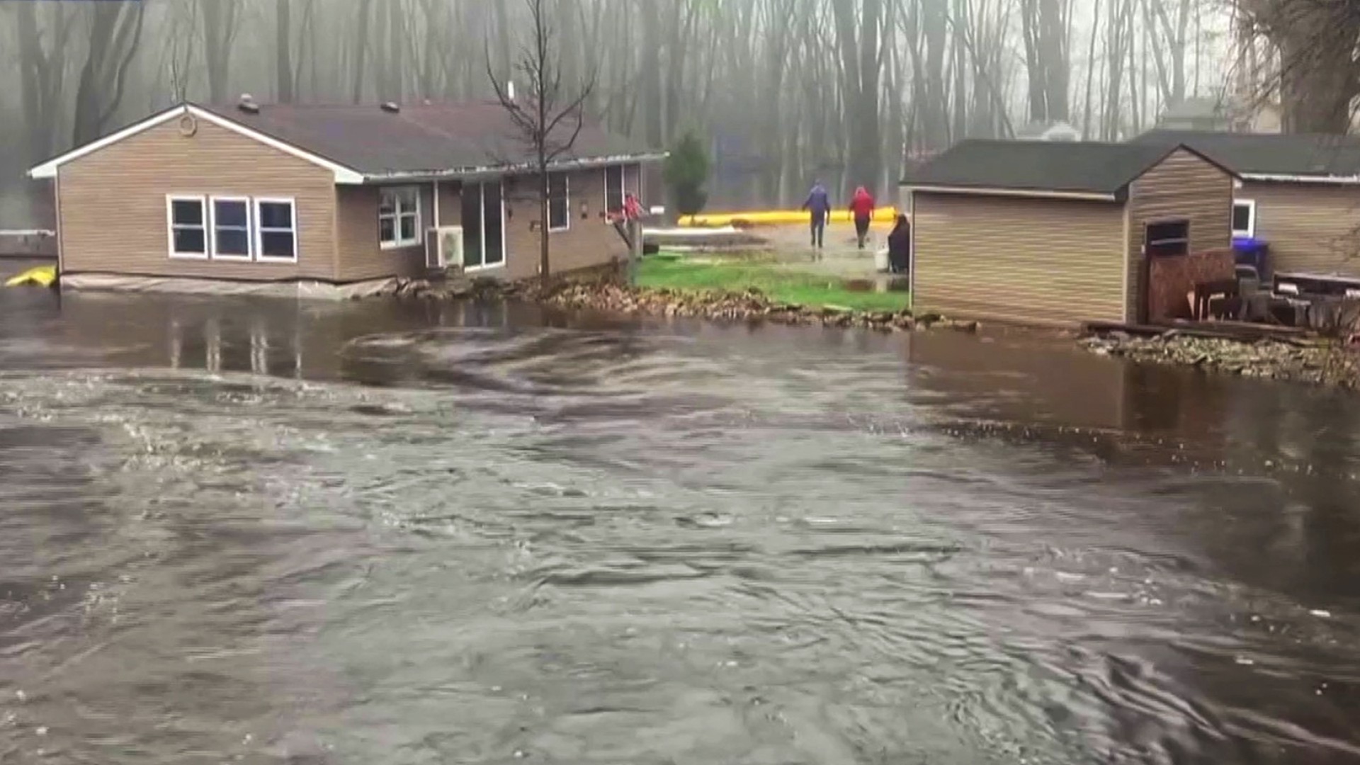 Flash flooding prompts evacuations and rescues in the Midwest