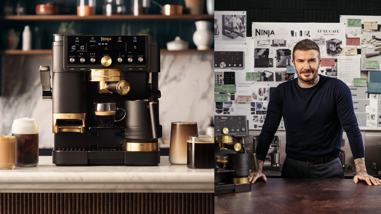 Ninja's bestselling coffee machine just had a makeover by David Beckham