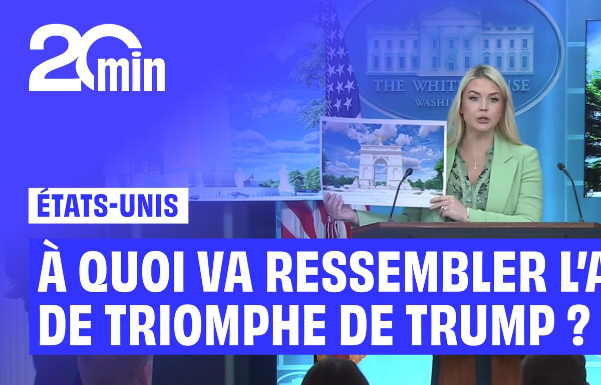 Trump dévoile son Arc de Triomphe géant de 76 mètres qui éclipsera (ou ...