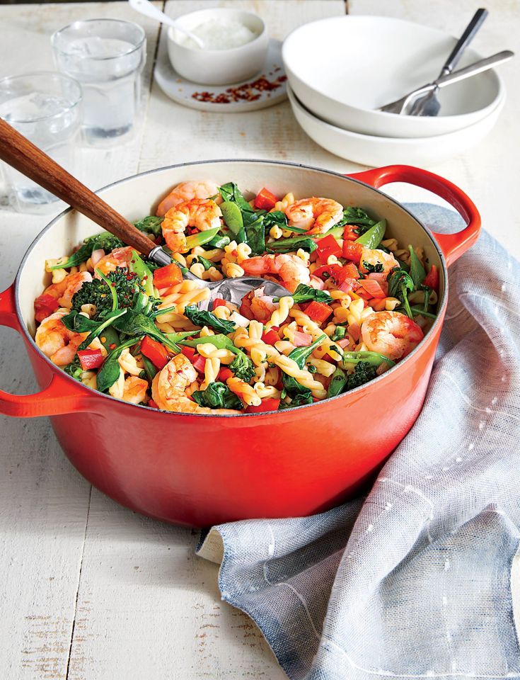 Pasta Primavera with Shrimp
