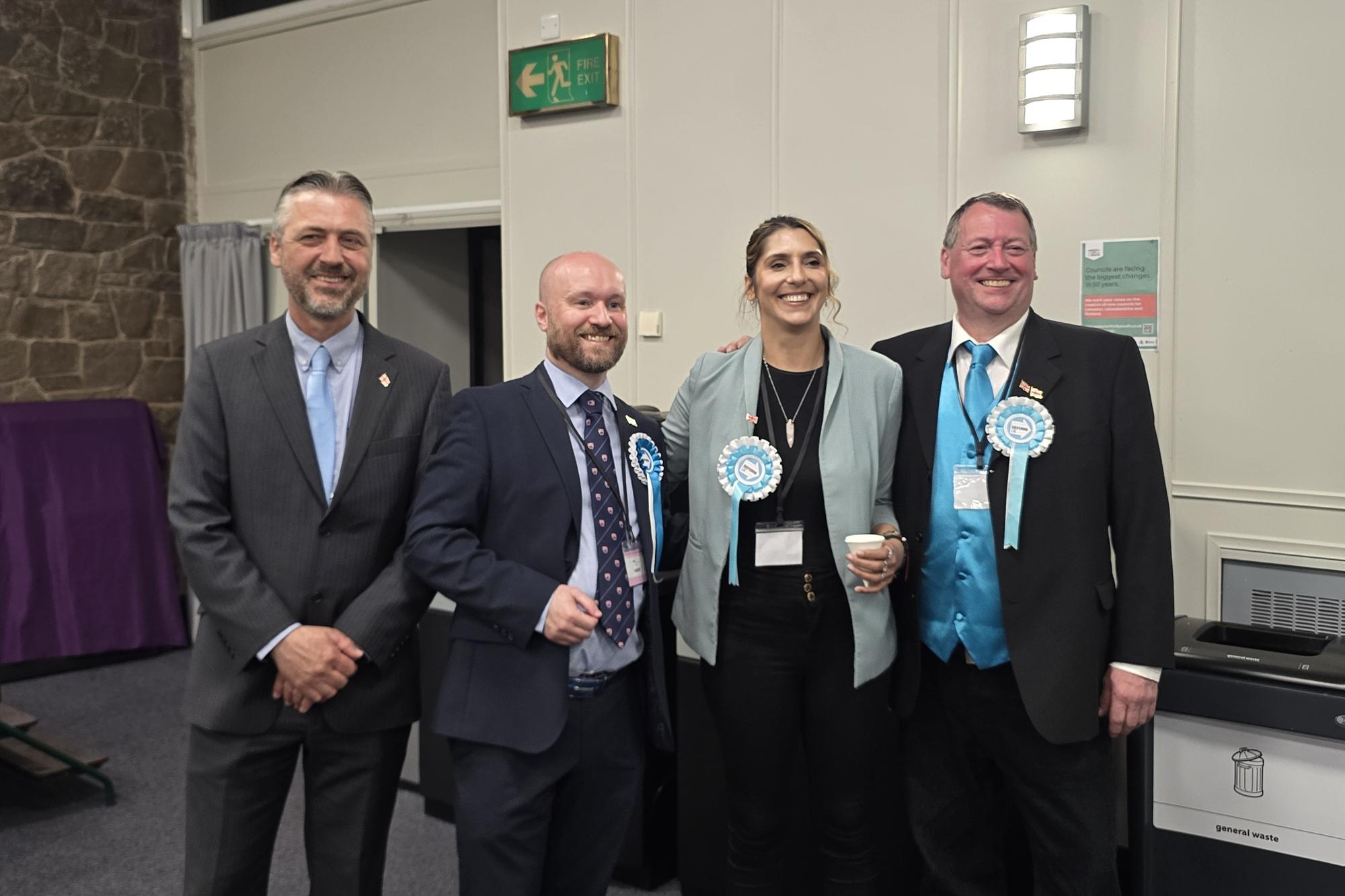 Leicestershire County Council: Reform hold Narborough and Whetstone seat