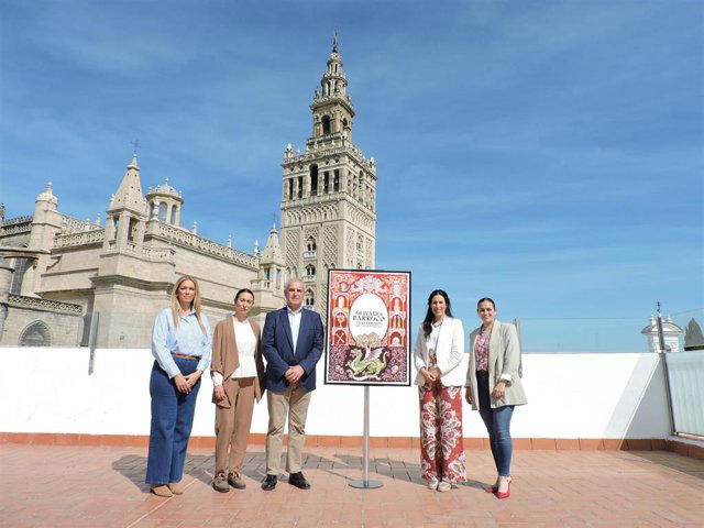 DipuSevilla.- Olivares presenta el cartel del Mercado Barroco 2026, que ...