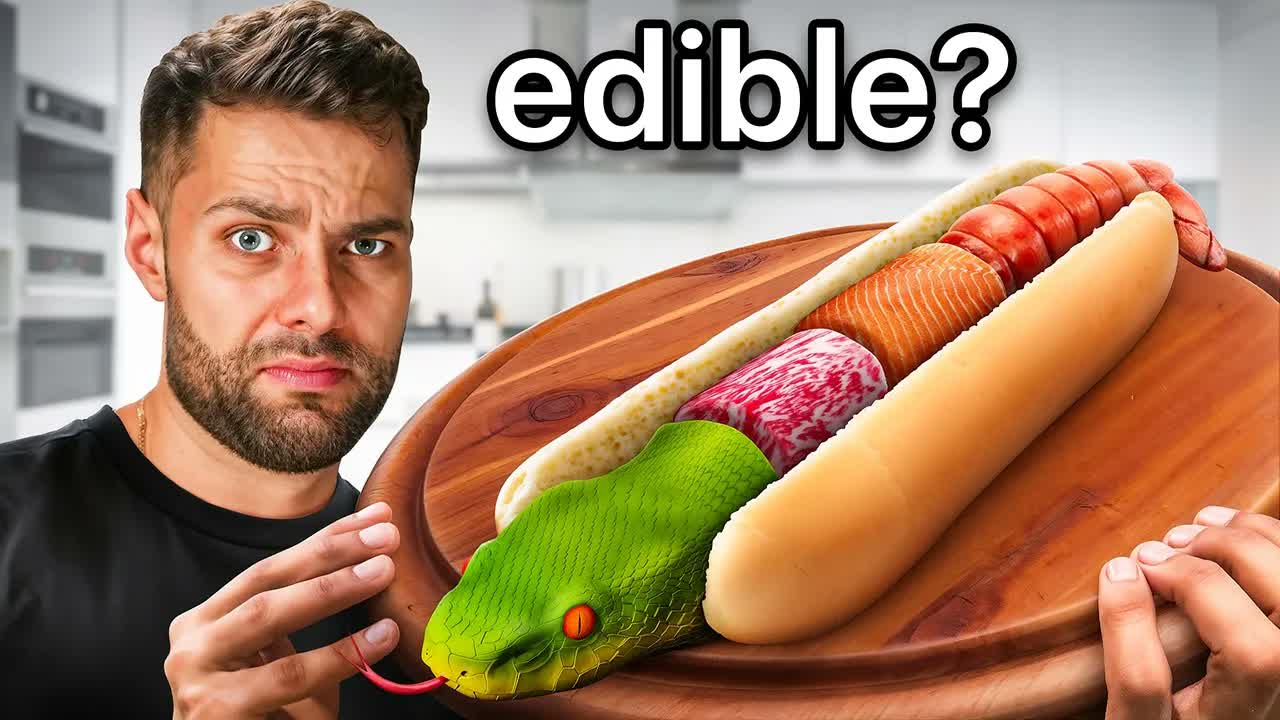 He made hot dogs from different meats — and compared the results