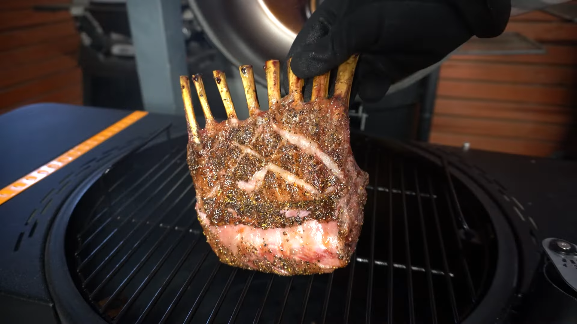 The reverse sear technique that makes lamb rack tender and juicy