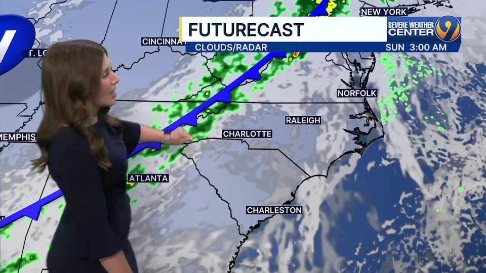 Friday afternoon's forecast with meteorologist Danielle Miller