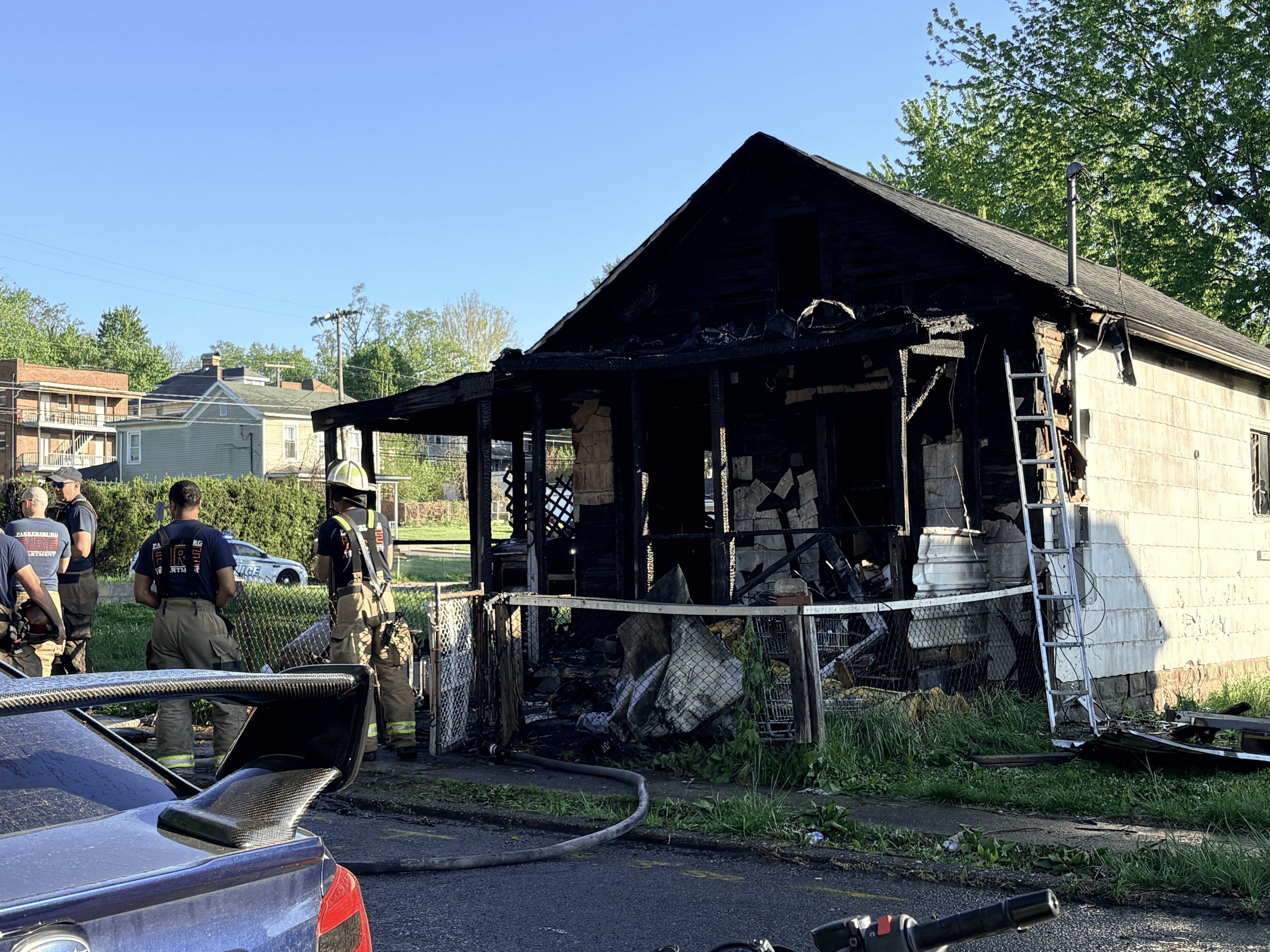 Parkersburg firefighters rescue person from burning home after forcing ...