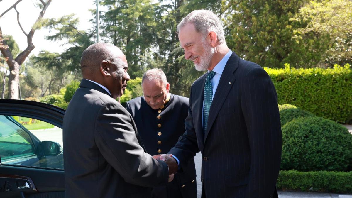 El Rey recibe en Zarzuela al presidente de Sudáfrica, que también ...