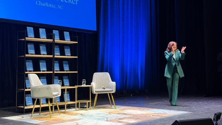 Kamala Harris’ book tour stop in Charlotte leaves audience invigorated ...