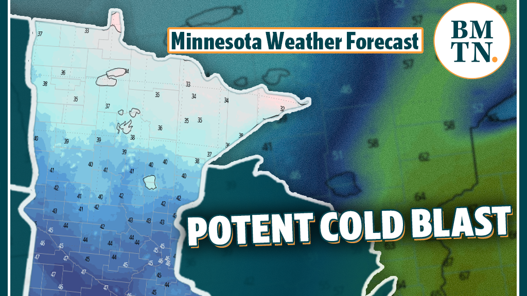 Potent cold air blasts Minnesota as severe storms rock Wisconsin, Iowa