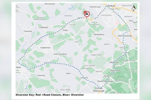 Emergency road closure for Thames Water works likely to cause delays