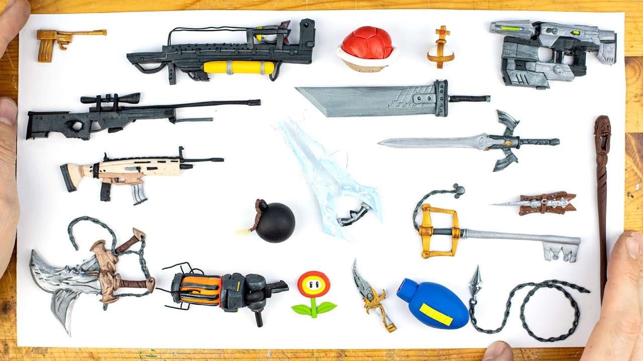 Creating the coolest video game weapons!