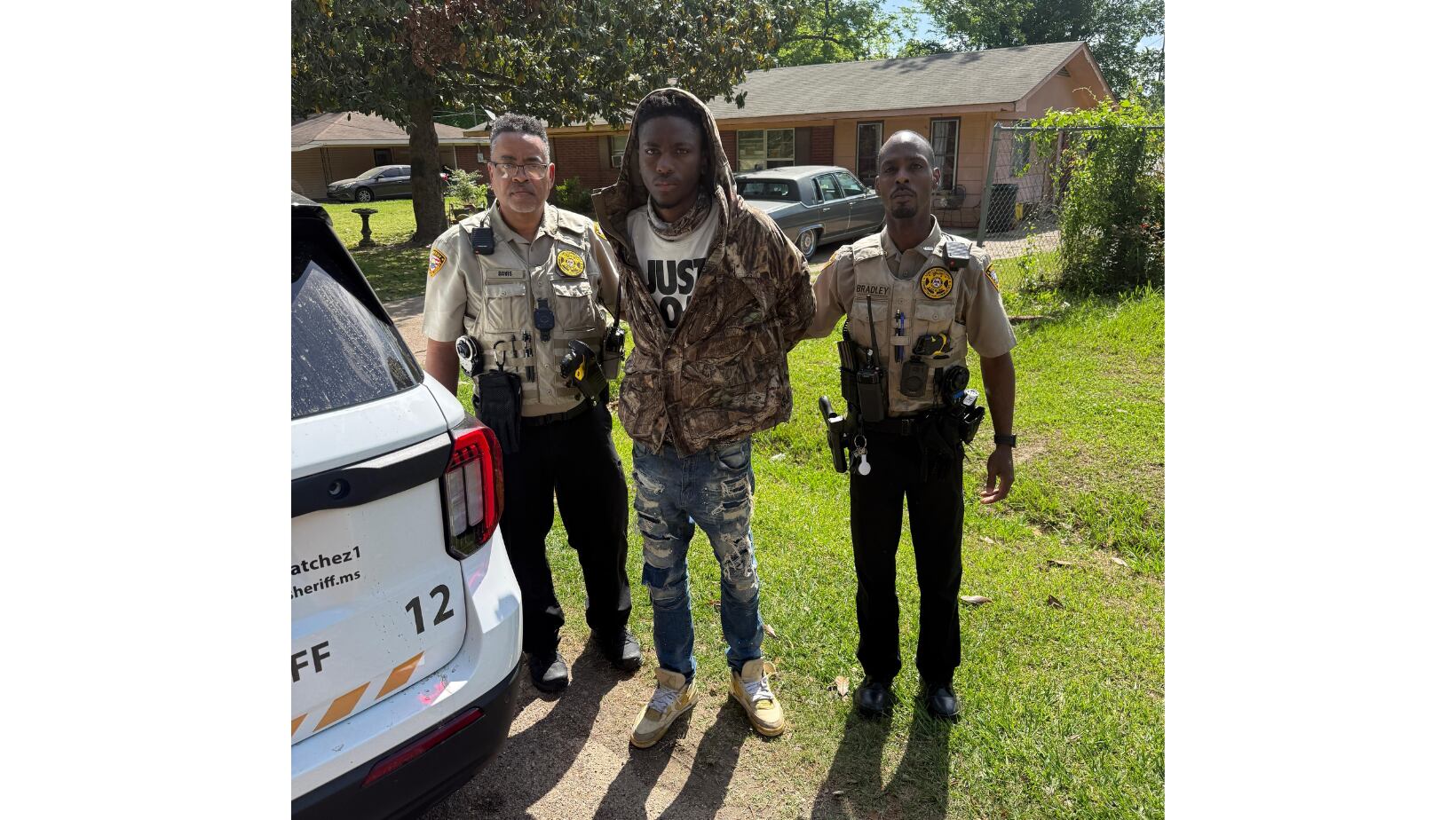 Wanted Adams County man arrested, found hiding in abandoned vehicle