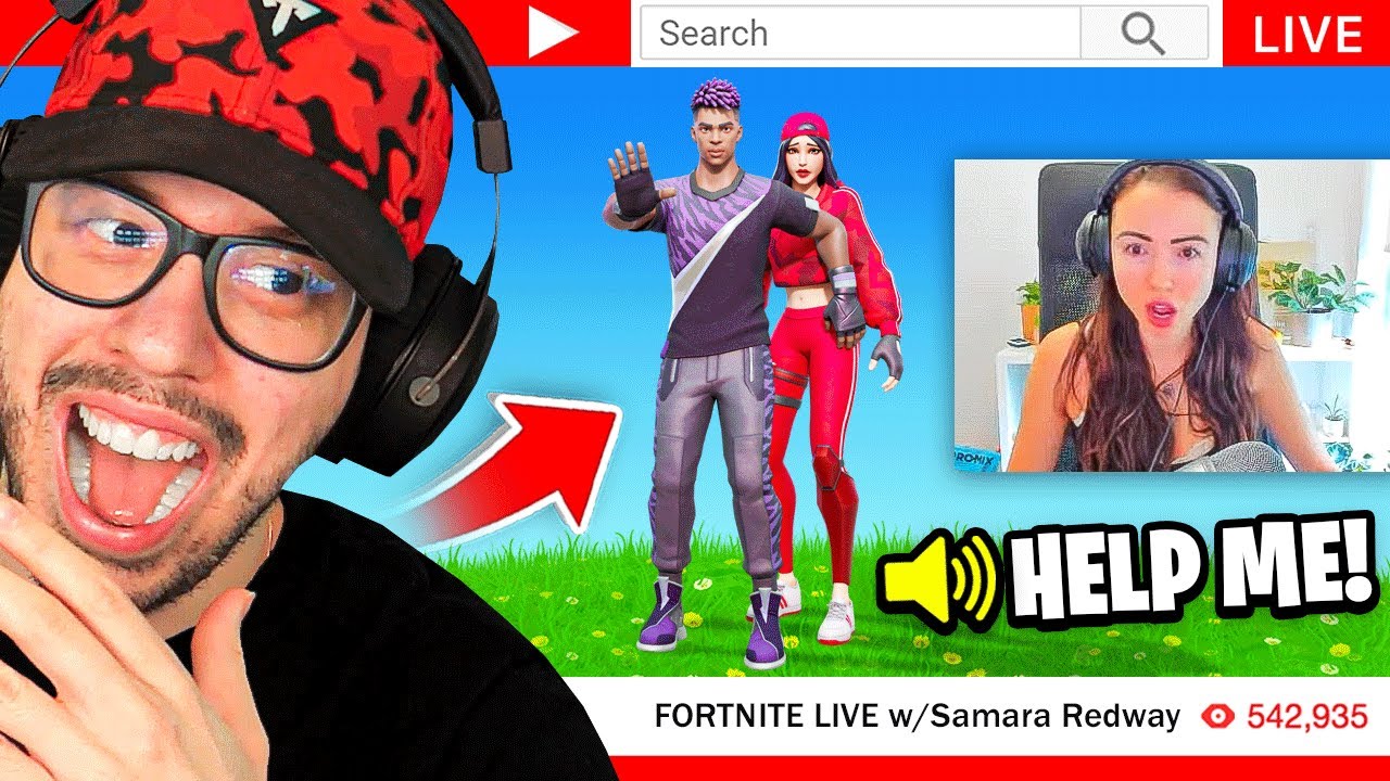 I stream sniped my girlfriend to protect her! (Fortnite)