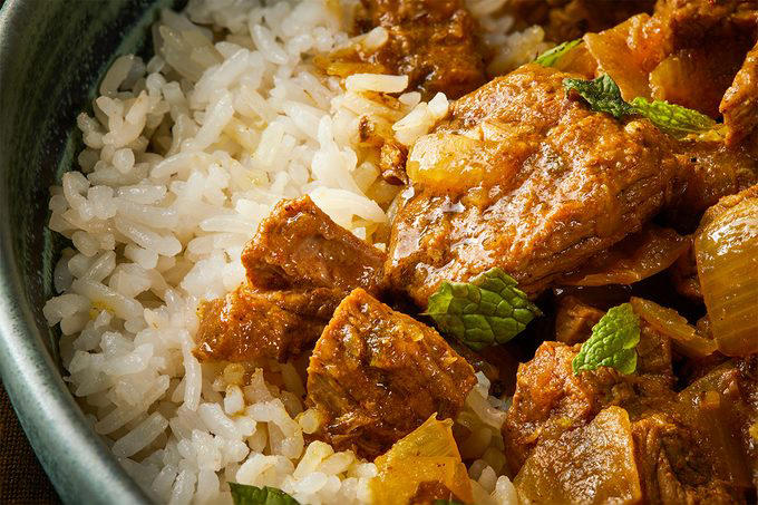 Slow-cooker curried beef stew
