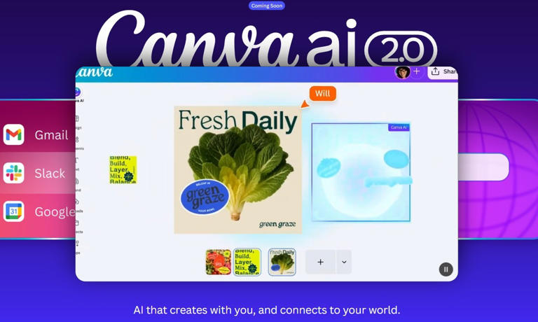 Canva AI 2.0: The design giant reinvents itself as a conversational AI ...