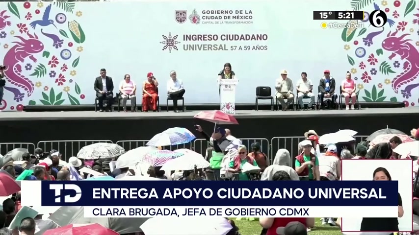 Clara Brugada encabeza entrega de apoyos del Ingreso Ciudadano Universal