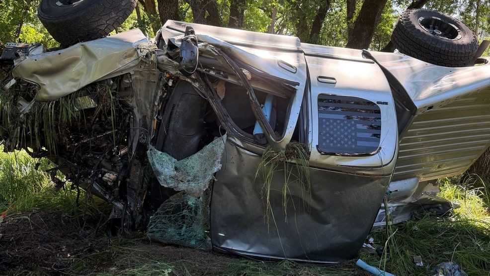 Man hospitalized after being ejected during rollover crash in Redding ...