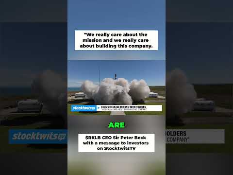 Rocket Lab CEO's message to long-term investors