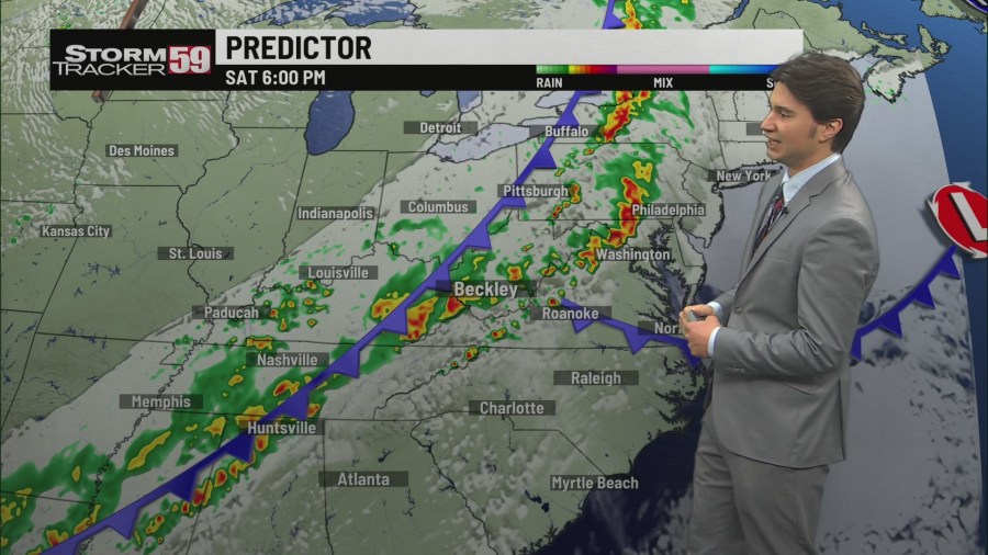 Beautiful sunshine this afternoon, storms & showers return tomorrow evening
