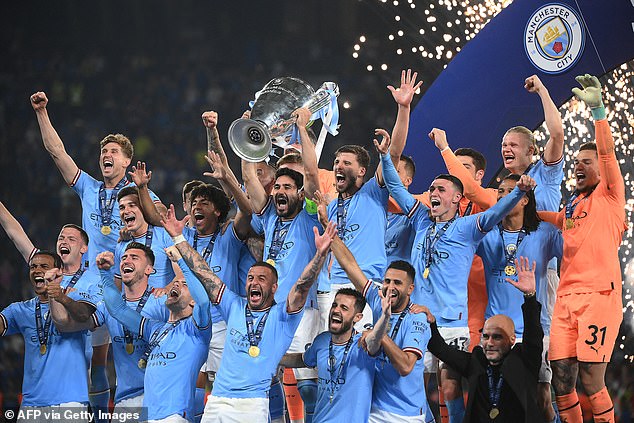 Mystery as full set of Manchester City medals from club's treble ...
