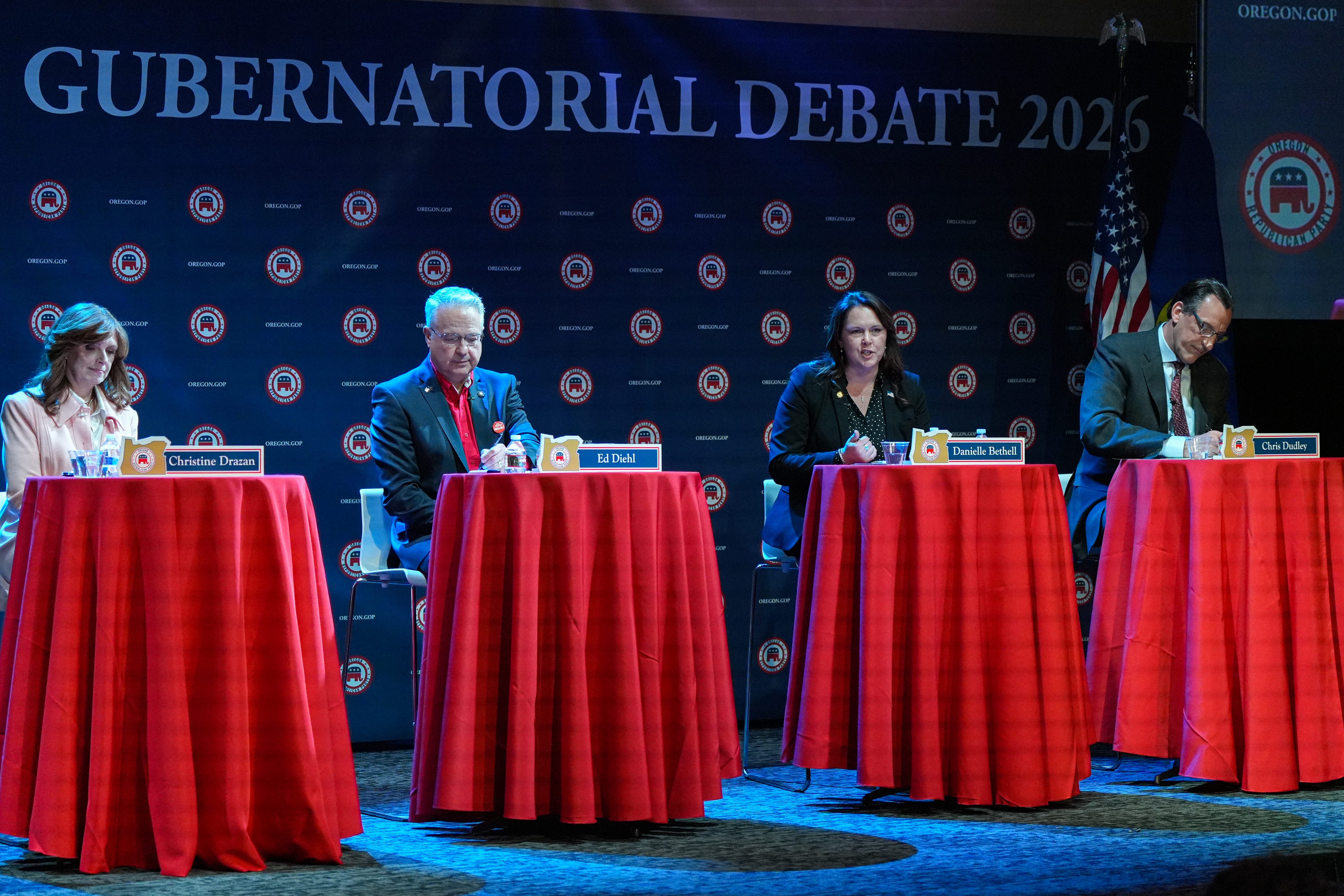 Oregon's Republican governor candidates debate key issues
