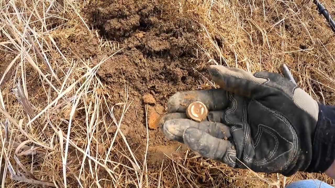 They thought it might be silver - then an 1800s seated dime appeared