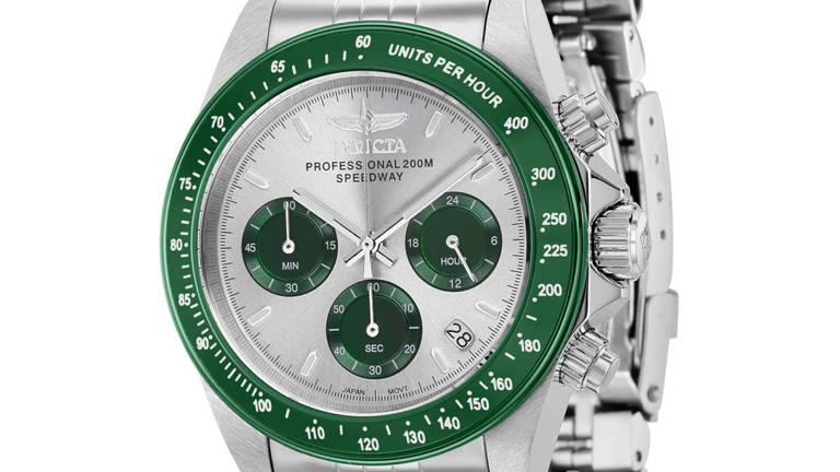 Invicta’s chronograph racing watch is 80% off