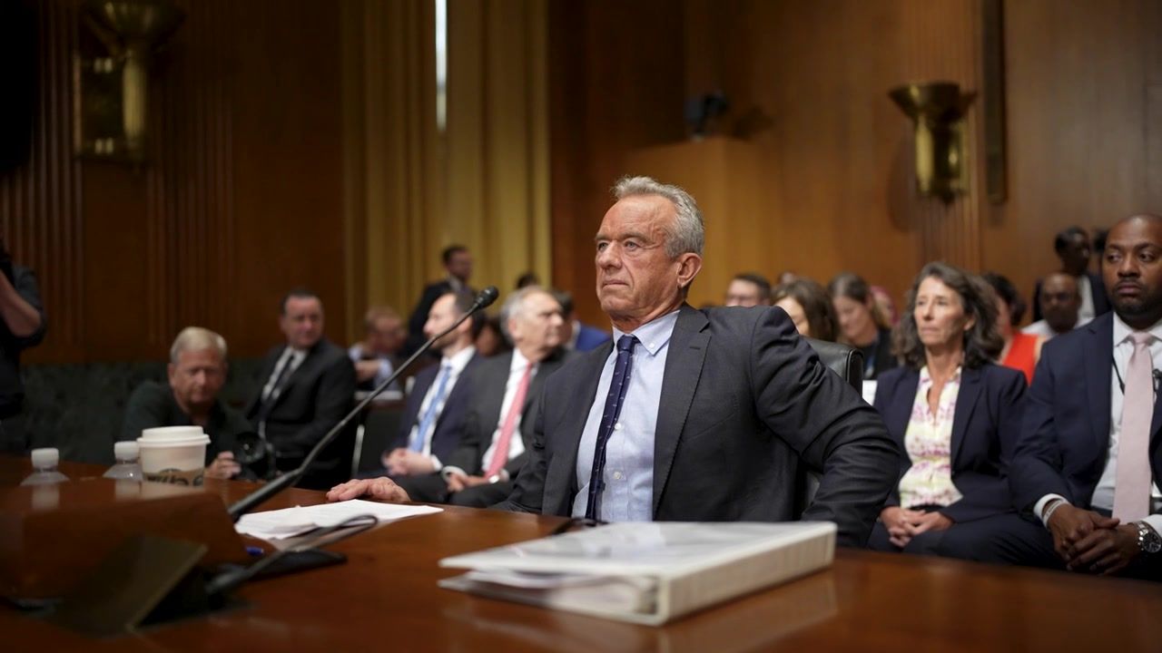 RFK Jr struggles to answer question about shirtless Kid Rock milk video