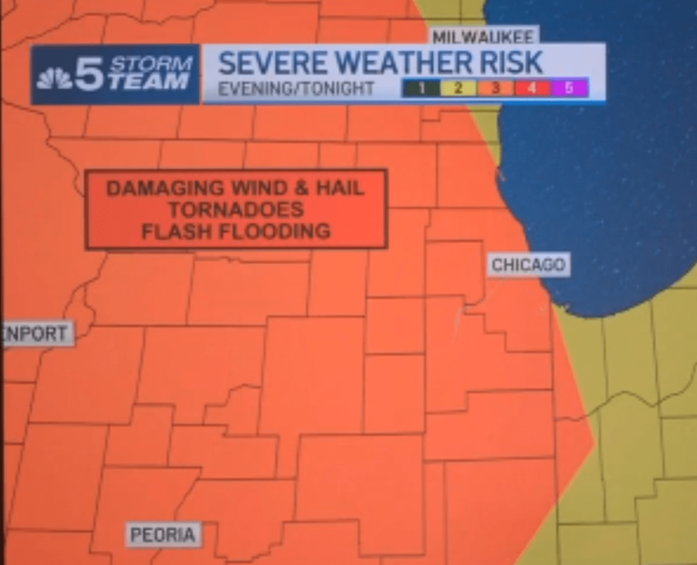 Chicago severe weather: When storms will move in with tornadoes, hail ...