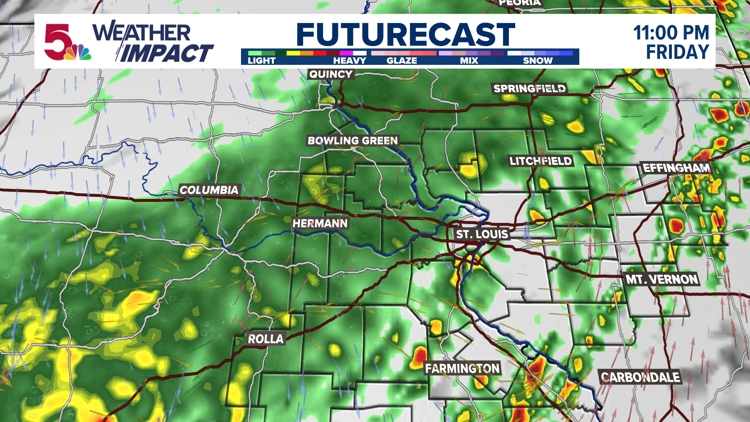 Live radar | Tornadoes and hail possible in St. Louis Friday night