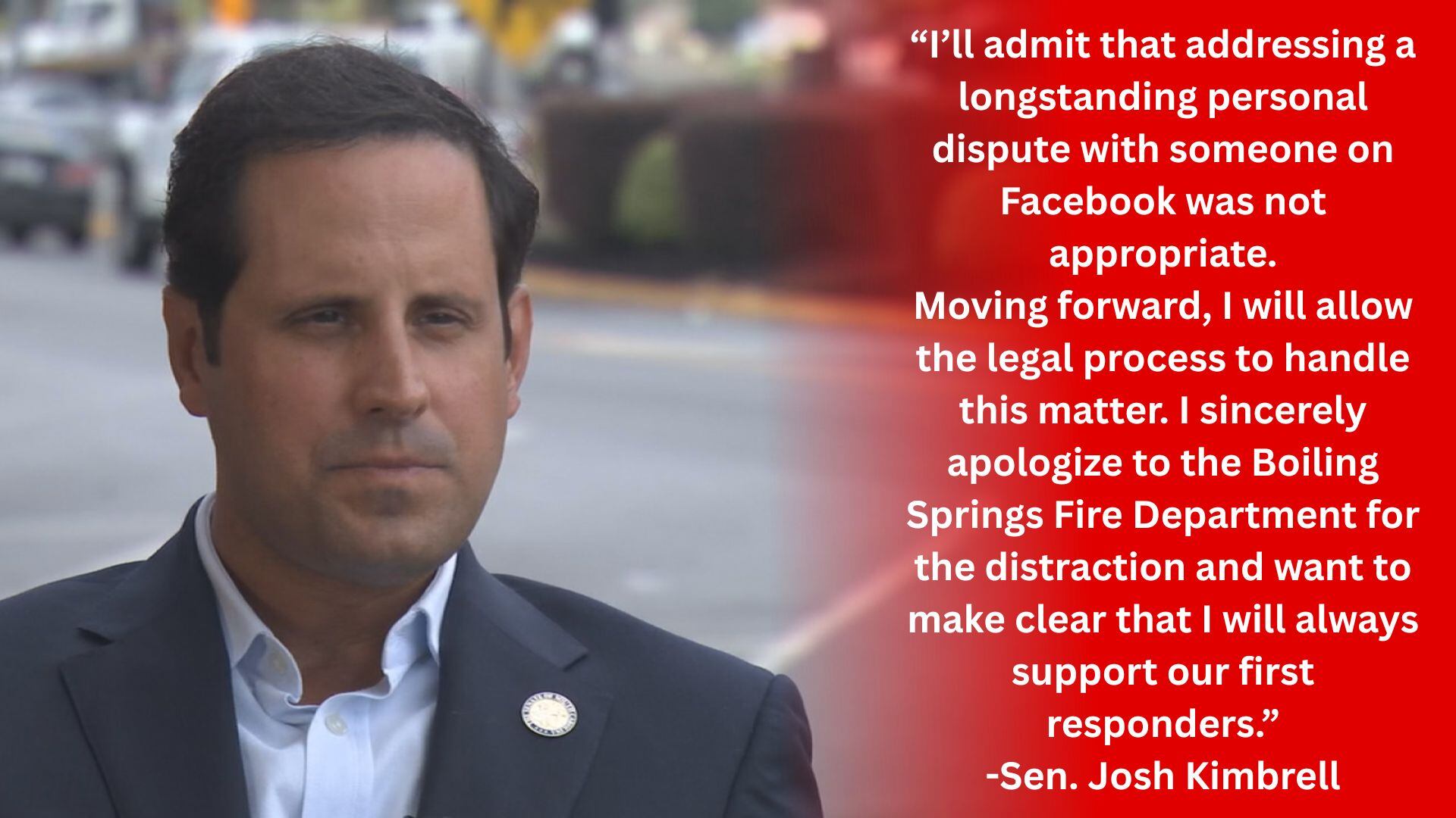 Sen. Kimbrell apologizes to fire department, files defamation lawsuit ...
